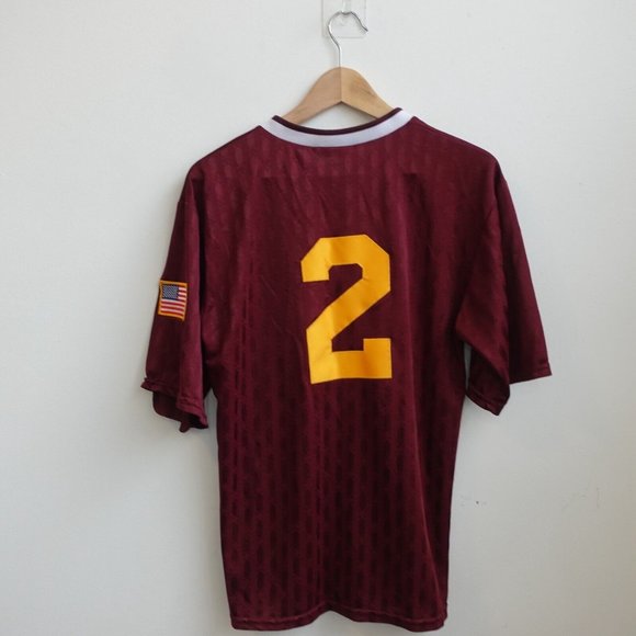 Teamwork Athletic Apparel T Shirt Mens Medium Red Royals Football Jersey USA - Picture 6 of 9